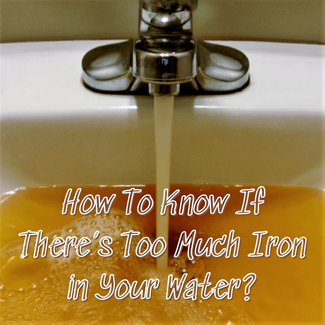 Iron in tap shop water