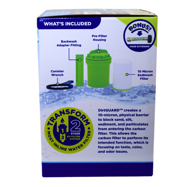 CLEAR2O® DIRTGUARD™ SEDIMENT PRE-FILTER CPF1000-10 2X BETTER WITH 10 MICRON FILTER