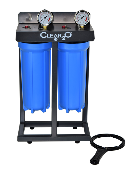 CLEAR2O® RV DUAL UNIVERSAL CANISTER WATER FILTRATION SYSTEM - CDC200