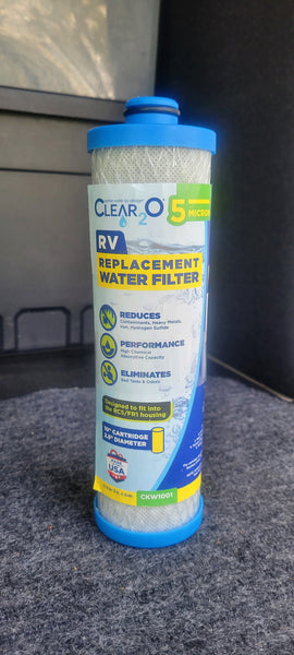 CLEAR2O® RV Replacement Water Filter - CKW1001 - FITS RCS/FR1 HOUSING - MADE IN THE USA