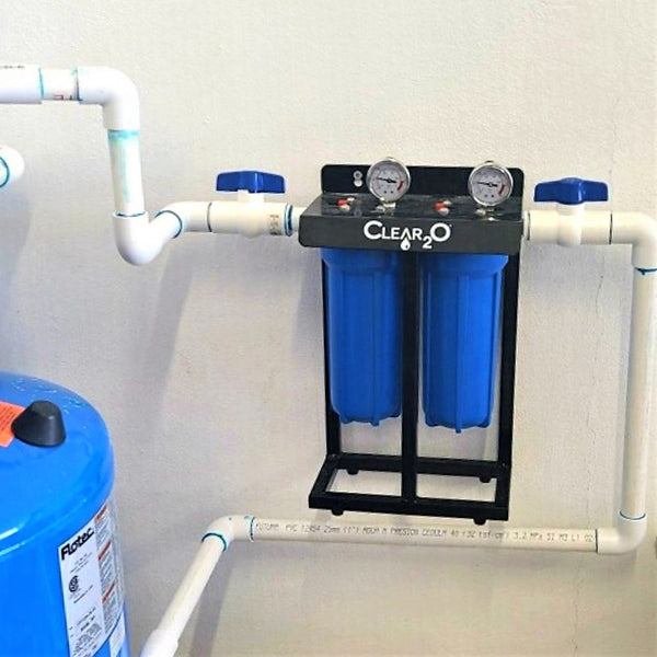 CLEAR2O® RV DUAL UNIVERSAL CANISTER WATER FILTRATION SYSTEM - CDC200