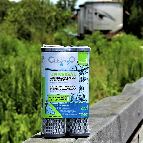 CLEAR2O® ADVANCED PREMIUM CARBON UNIVERSAL FILTER RV & WHOLE HOUSE WATER FILTER - CUF1252 - 2 Pack