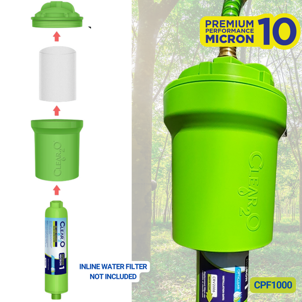 CLEAR2O® DIRTGUARD™ SEDIMENT PRE-FILTER CPF1000-10 2X BETTER WITH 10 MICRON FILTER