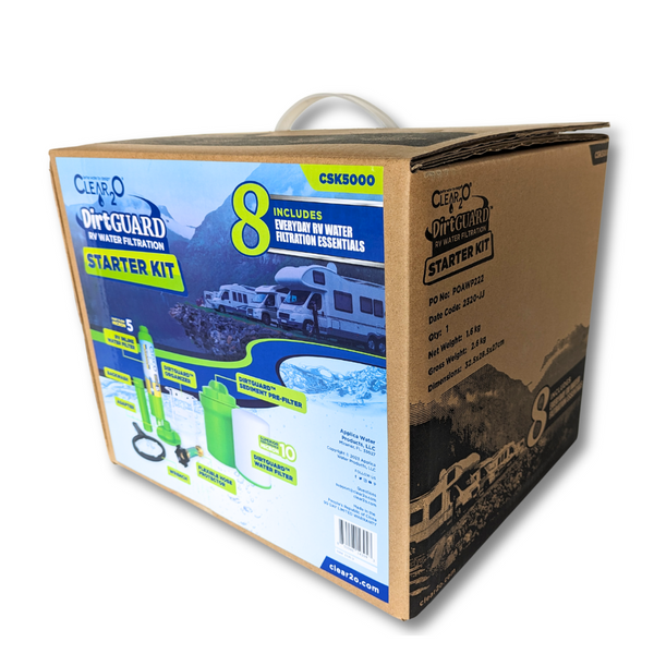 CLEAR2O® DIRTGUARD™ RV WATER FILTRATION STARTER KIT - CSK5000