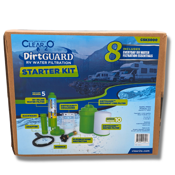 CLEAR2O® DIRTGUARD™ RV WATER FILTRATION STARTER KIT - CSK5000