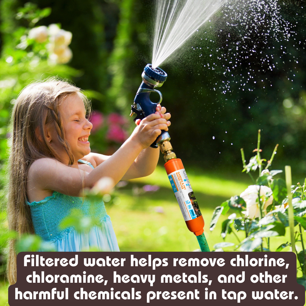 CLEAR2O® GARDEN & PET WATER HOSE FILTER - Reduces Chlorine, Lead, Heav