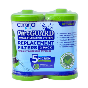 CLEAR2O® DirtGUARD™ Replacement Filters – 2 Pack (CTFC502)