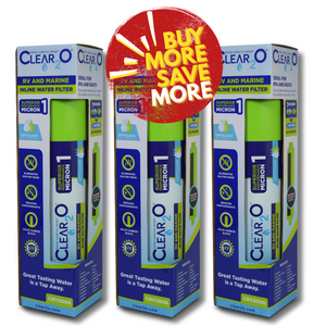 Get the Best Tasting Campground Water Ever! - CLEAR2O (CRV2006-3) 3-Pack RV & Marine Inline Water Filter Eliminates Sulfur Taste, Odors, and Contaminants for Fresh, Clean Drinking Water