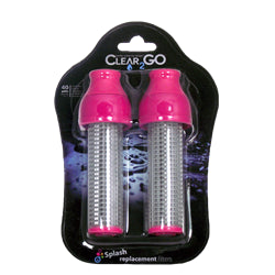 Clear2Go® Splash Replacement Filter 2 Pack - Pink - CWF302RD