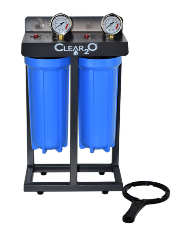 CLEAR2O® RV DUAL UNIVERSAL CANISTER WATER FILTRATION SYSTEM - CDC200