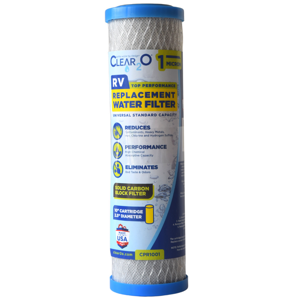 CLEAR2O® RV Replacement Water Filter - CPR1001 - MADE IN THE USA