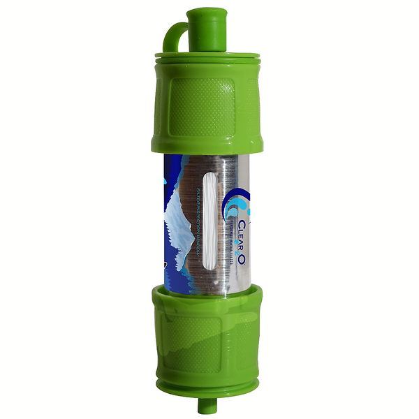 CLEAR2O® PERSONAL WATER FILTER DUAL FILTRATION SYSTEM - PWF850 - Drink Safe Water Anywhere - Personal Water Filter for Hiking, Camping, Travel & Emergency
