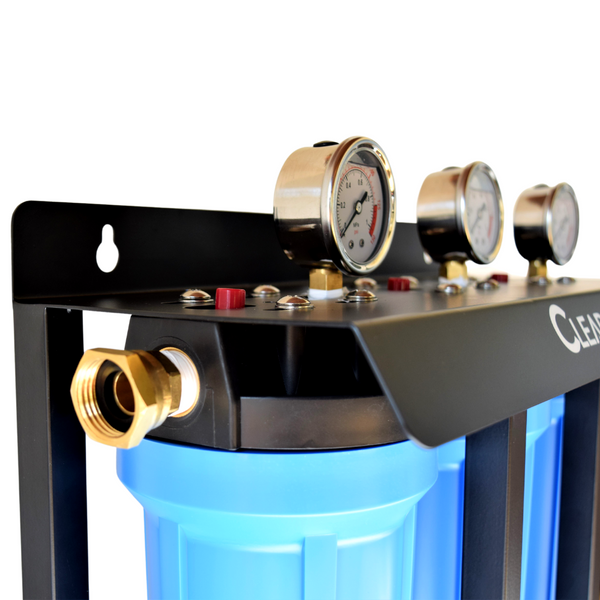 CLEAR2O® RV TRIPLE UNIVERSAL CANISTER WATER FILTRATION SYSTEM - CTC300